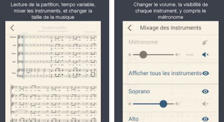 MuseScore pour tablettes, exemple