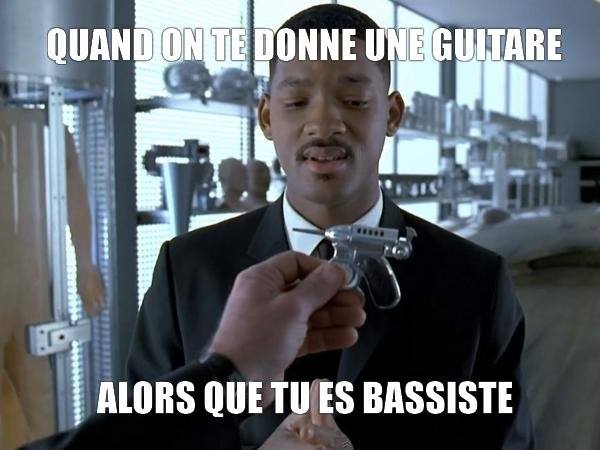 Bassiste, MIB