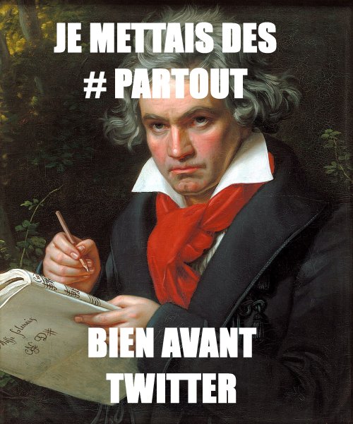 Beethoven et Twitter