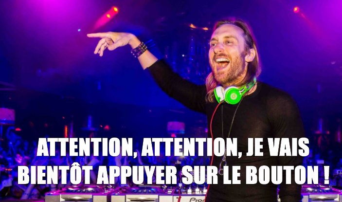 David Guetta va appuyer sur le bouton