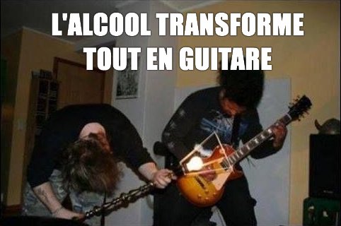 Guitare et alcool