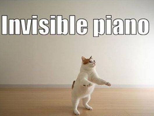 Piano invisible
