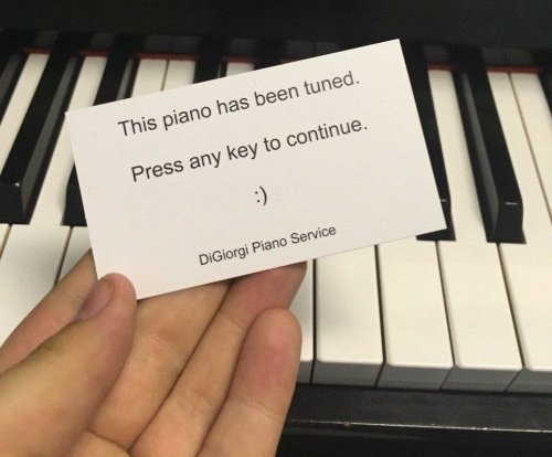 Piano accordé