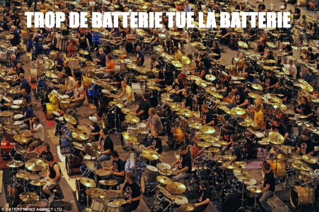 Trop de batteries