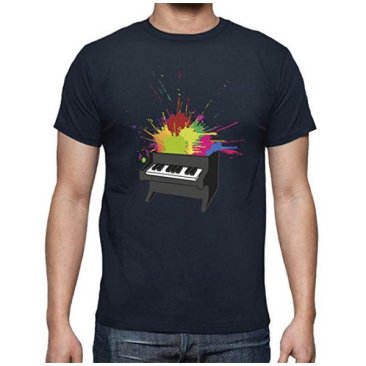 T-shirt piano explosion