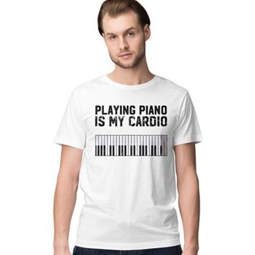 T-shirt piano Cardio