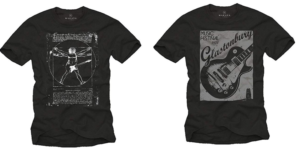 Des T-shirt pour guitariste