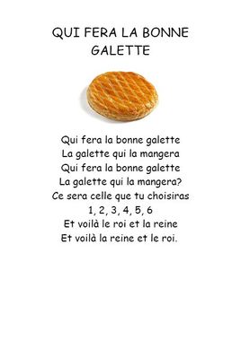 Qui fera la bonne galette - Comptine maternelle