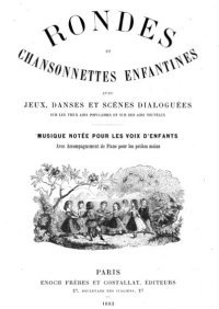 Rondes et chansonnettes enfantines