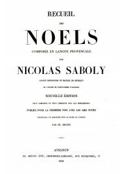 Nicolas Saboly - Recueil de Noëls composés en langue provençale