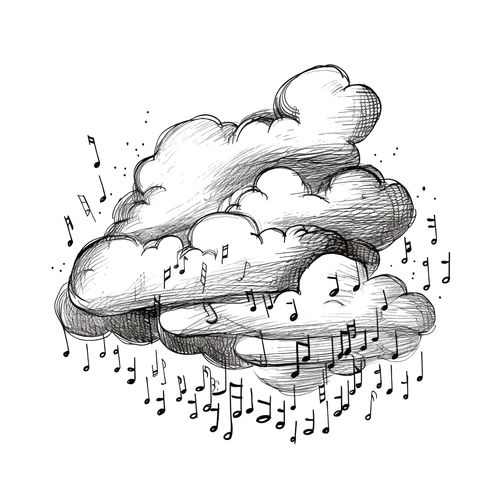 Partitions de chansons sur le temps qu'il fait et la météo.