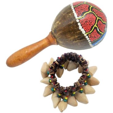 Maracas et grelots africains