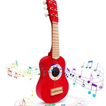 Petite guitare rouge