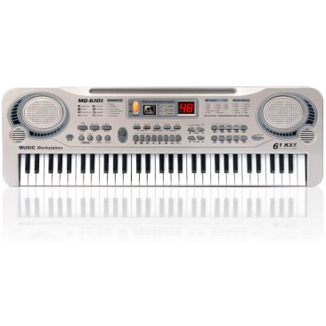 Piano portable gris