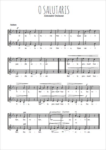 Alexandre Guilmant - O Salutaris
