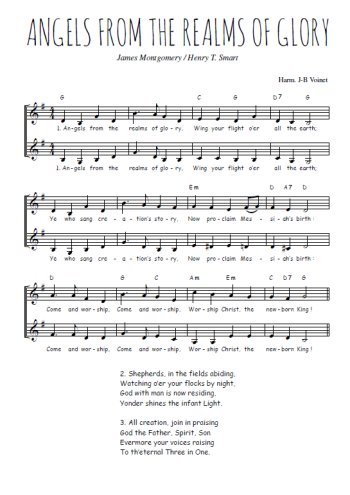 James Montgomery / Henry T. Smart - Angels from the Realms of Glory