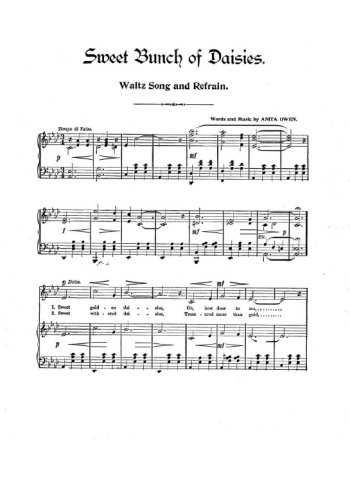 Sweet Bunch of Daisies Partition gratuite