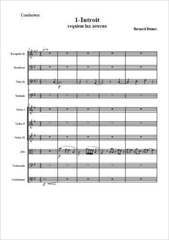 Requiem 01-Introit Partition gratuite