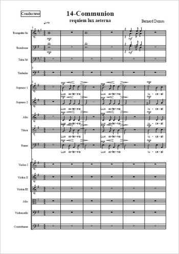 Requiem 14-Communion Partition gratuite
