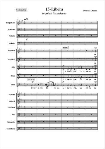 Requiem 15-Libera Partition gratuite
