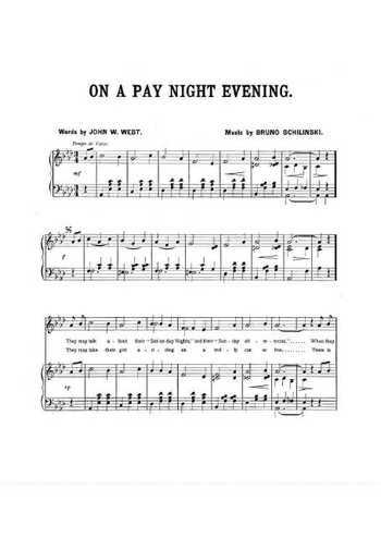 On a Pay Night Evening Partition gratuite