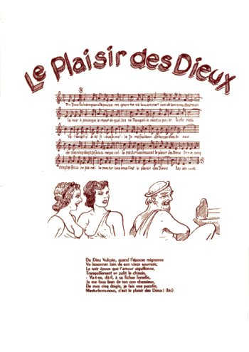 Le plaisir des dieux Partition gratuite
