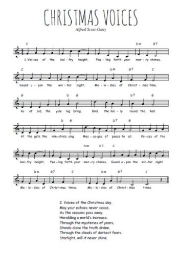 Christmas voices Partition gratuite