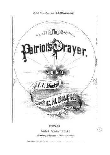 Patriot's prayer Partition gratuite