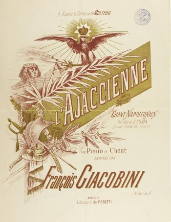 L'Ajaccienne, chant napoléonien Partition gratuite