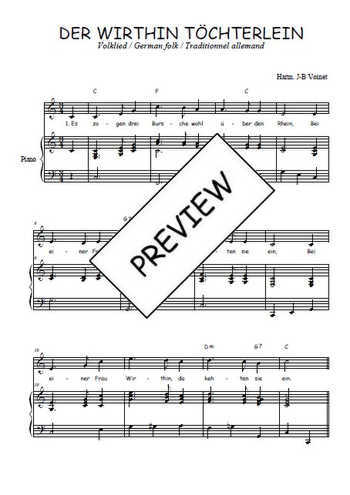 Téléchargez l'arrangement de la partition de allemagne-der-within-tochterlein en PDF pour Chant et piano