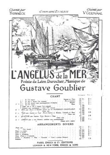 L'angélus de la mer Partition gratuite