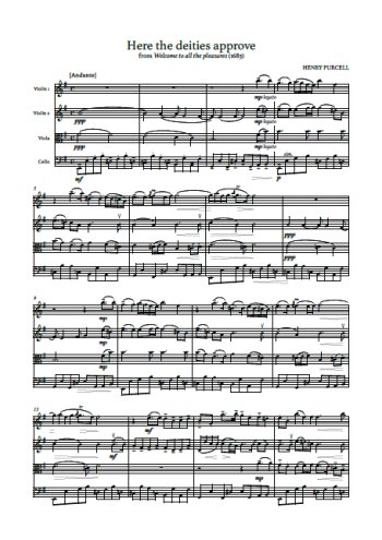 Henry Purcell - Here the Deities approve