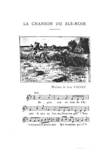 La chanson du blé-noir Partition gratuite