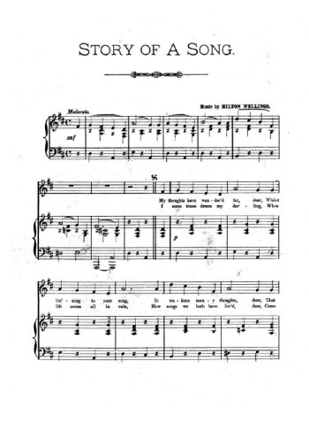 Story of a song Partition gratuite