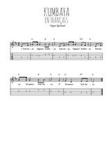 Téléchargez la tablature de la musique spiritual-gospel-kumbaya-en-francais en PDF