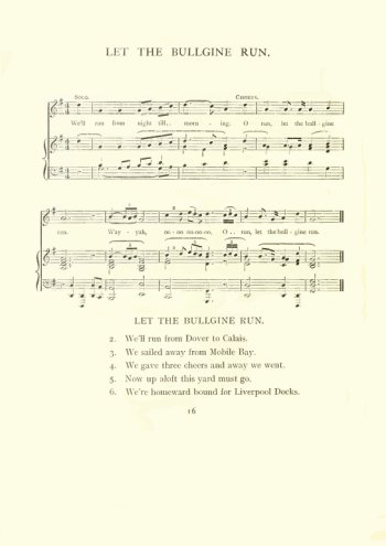 Let the bullgine run Partition gratuite
