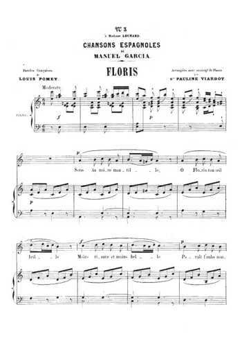 Chansons espagnoles 3. Floris Partition gratuite