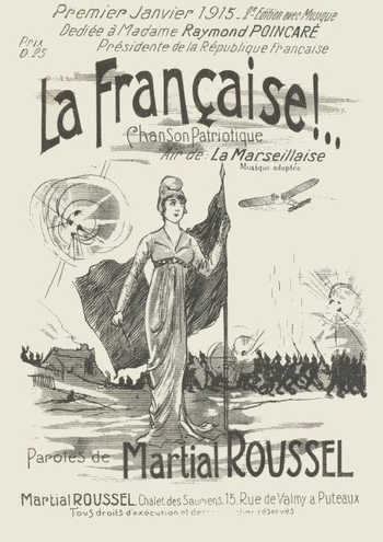 La Française, sur l'air de La Marseillaise Partition gratuite