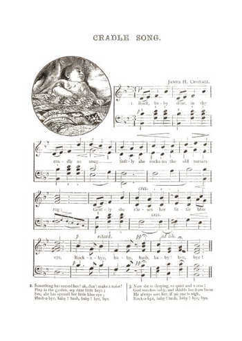 Cradle song (2) Partition gratuite