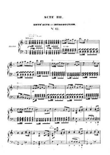 La vie Parisienne, Acte III Partition gratuite