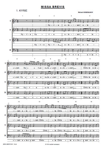 Missa Brevis 1. Kyrie Partition gratuite