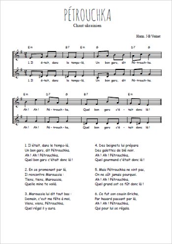 Traditionnel - Pétrouchka