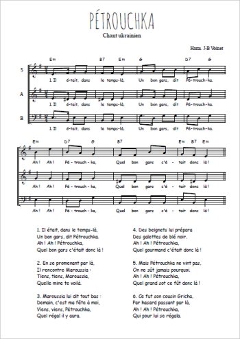 Traditionnel - Pétrouchka