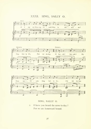 Sing Sally o Partition gratuite