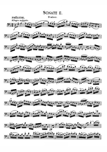 Sonate pour violoncelle No2 Partition gratuite