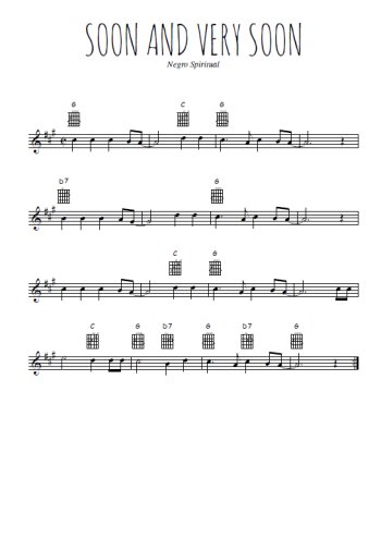 Téléchargez l'arrangement de la partition en Sib de la musique Soon and very soon en PDF