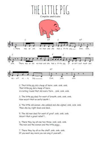 The little pig Partition gratuite