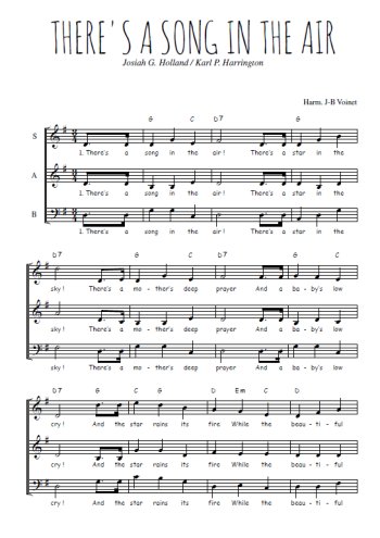Josiah G. Holland / Karl P. Harrington - There's a song in the air