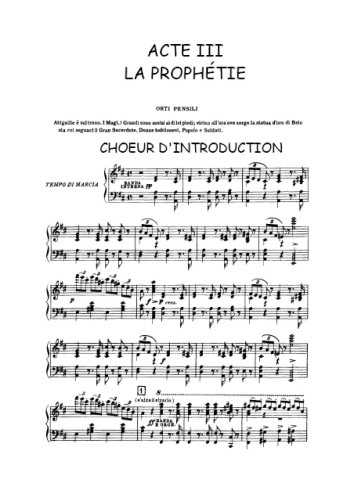 Nabucco, 9. Choeur Partition gratuite