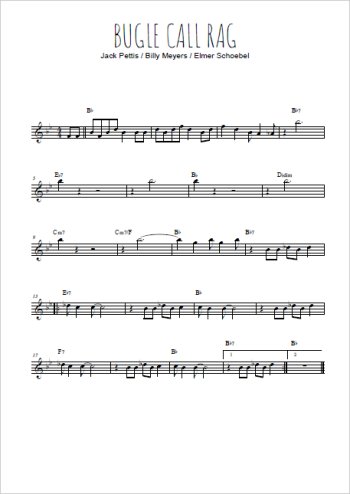 Jack Pettis / Billy Meyers / Elmer Schoebel - Bugle call rag